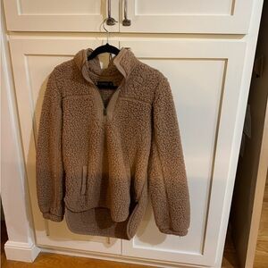 Abercrombie Sherpa Half Zip Sz M